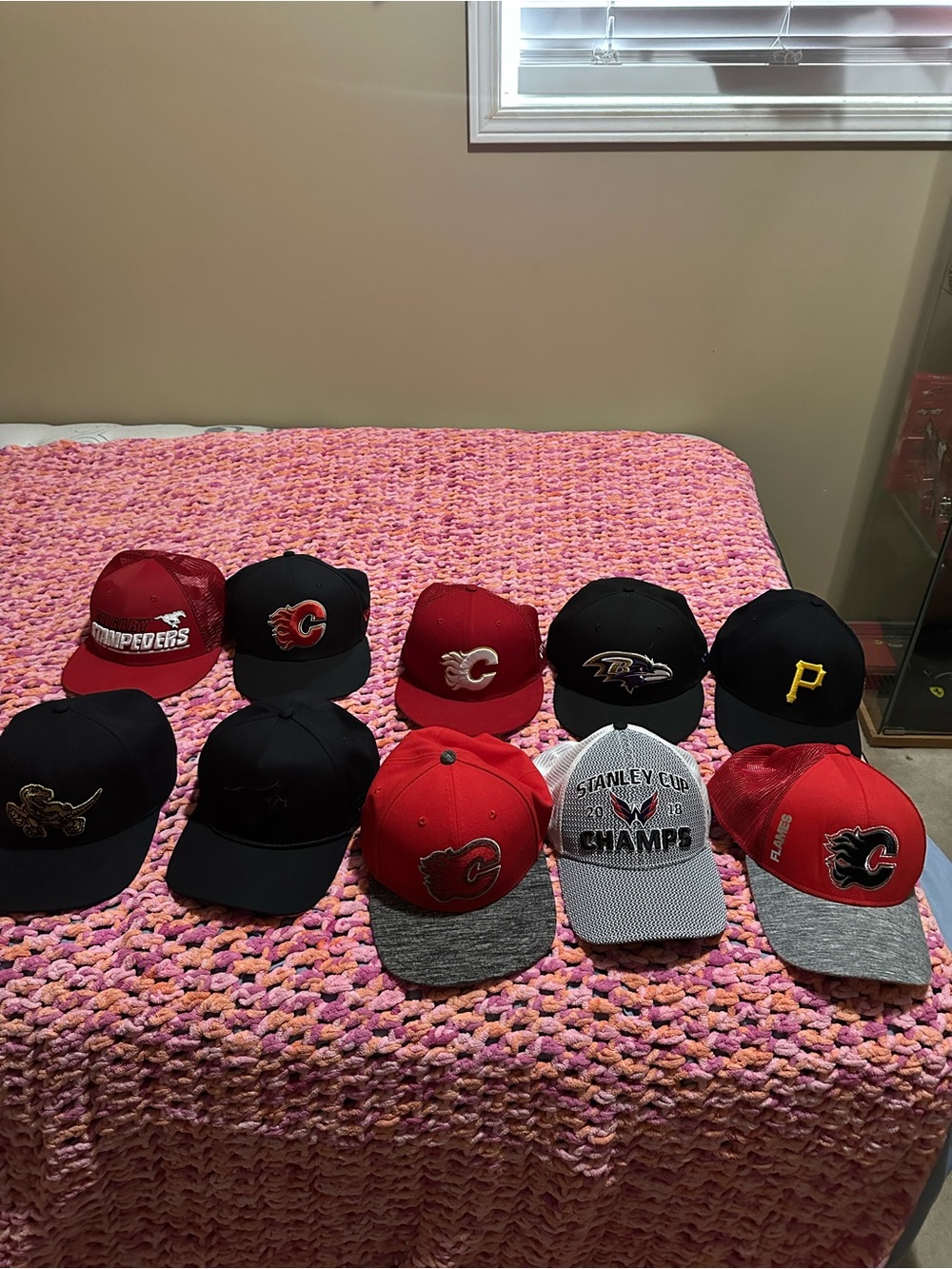 Calgary Flames Kids Red Baseball Cap - NHL Team Hat